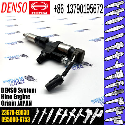 New Diesel DENSO Fuel Injector Assembly 095000-6753 23670-E0030 In Stock