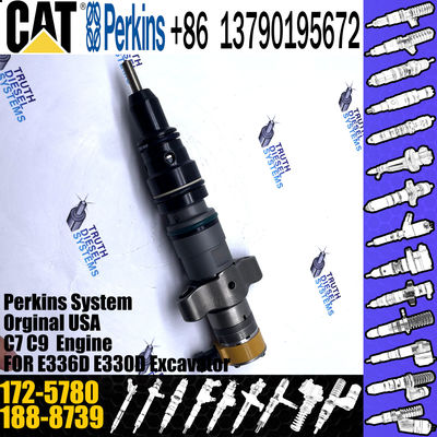 Machinery engine parts C-9 injector 188-8739 1888739 172-5780 for caterpillar D6R 627G 637G 973C
