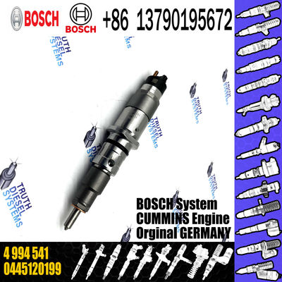 Common Rail Fuel Injector 0445120199 4994541 for Diesel Engine QSL8.9 QSL9