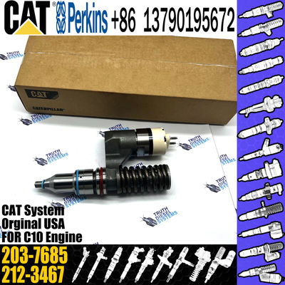 C10 Fuel Injector Assembly 203-7685 212-3467 212-3468 350-7555 317-5278 161-1785 10R-0967 10R-1259 10R-1258