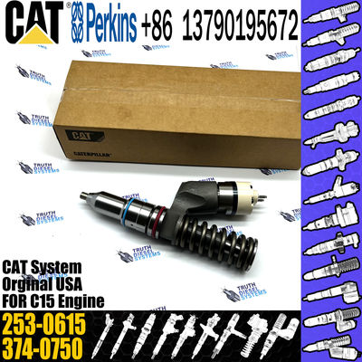 Diesel engine fuel injector 253-0615 253-0616 253-0617 253-0618 2530618 374-0750 3740750 construction machinery part