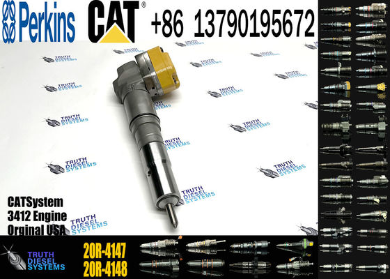 Common Rail injector 191-3005 198-4752 198-6877 20R-4147 Engine Parts Fuel Injectors For CAT Caterpillar 3412 engine
