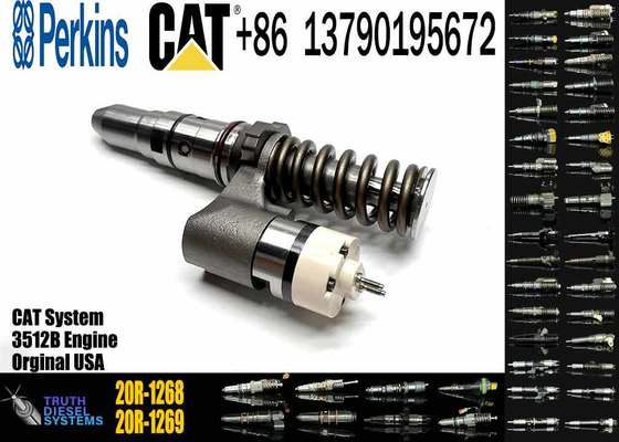 Common Rail Fuel Injector 392-0204 20R-1268 CAT 3508 3512 3516 Injector for Caterpillar Machinery Diesel Engine Parts