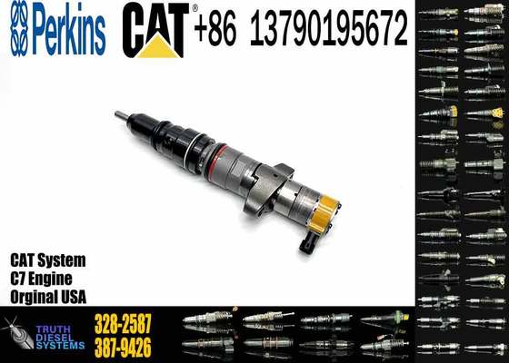 For CAT Fuel Injector 328-2587 328-2586 New Condition 238-8901 for C7 Engine for E320D and E330D Excavator Diesel Fuel