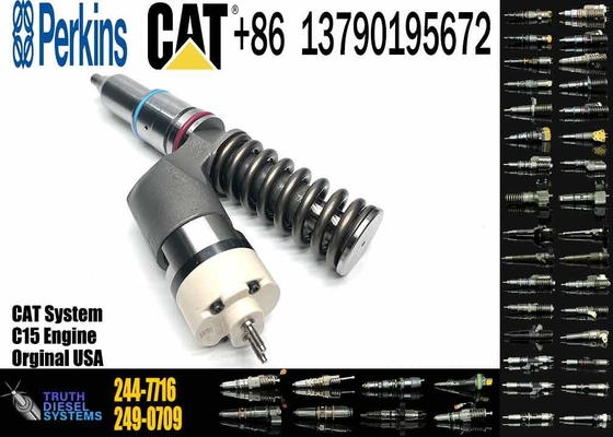 C15 Fuel Injector 244-7716 C15 Diesel Engine Common Rail Fuel Injector 235-1402 2351402 2447716 for Caterpillar C15 Engine