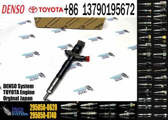 New Quality Diesel Injector 295050-0740 295050-0620 23670-30420 for 1KD-FTV 2KD-FTV D-4D 2.0 VVTi