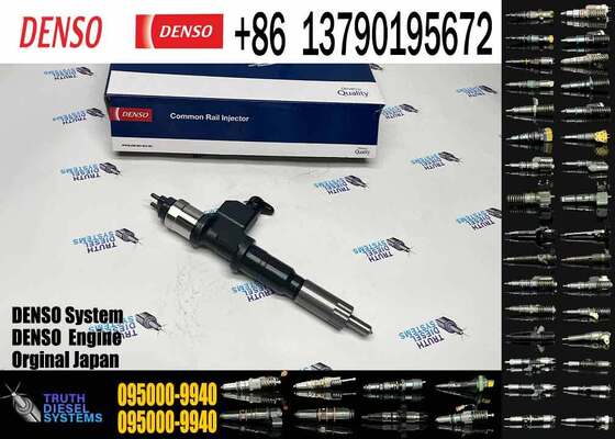Truck Engine Parts Common Rail Diesel Fuel Injector 095000-9940 8-98246130-0
