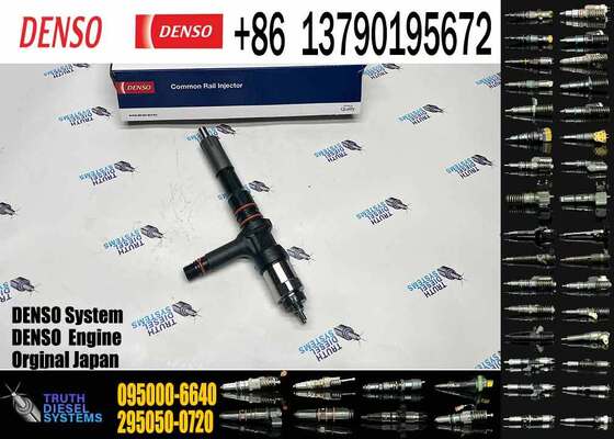 Diesel Engine Fuel Injector 095000-6640 6251-11-3200 for Komatsu PC400-7 PC450-8 Excavator Engine Parts