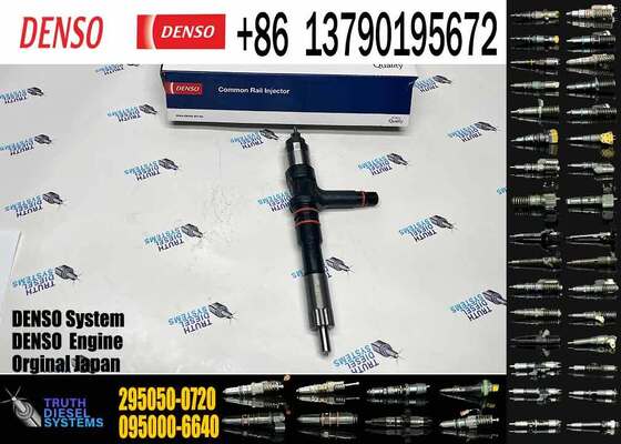 295050-0720 Fuel Injector 6252-11-3100 for Komatsu PC400-8 SAA6D125 Diesel Engine Common Rail Injection