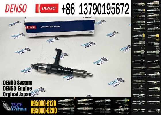 Truck Engine Parts Common Rail Diesel Fuel Injector 095000-6120 6261-11-3100