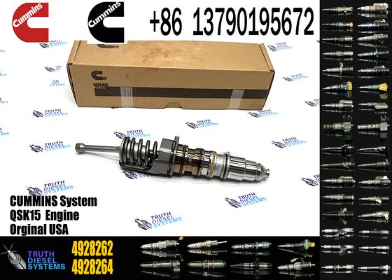 Common Rail Fuel Injector 4088665 4384260 4928260 4928262 4928264 for Sprayer Excavator QSX15 Injector Truck Parts