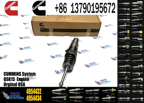 Common Rail Fuel Injector 4954432 4954434 4954644 4954888 for Sprayer Excavator QSX15 Injector Truck Parts