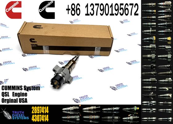 Common Rail Fuel Injector 2897414 4327072 4821827 4928421 for Sprayer Excavator ISL Injector Truck Parts Excavator Truck Parts Steel