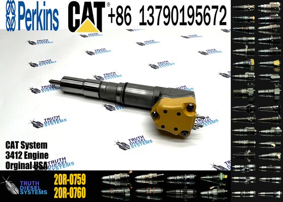 20R-0760 138-8756 173-4059 174-7528 20R-0759 204-2467 232-1171 Diesel Engine Fuel Injector For CCaterpillar CAT 3412 3408