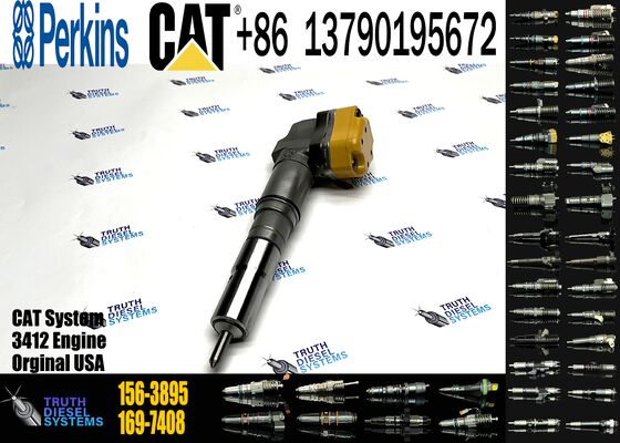 Fuel Injector 156-3895 111-7916 198-4752 20R-5392 198-6877 169-7408 171-9704 for C-A-T CCaterpillar 3412 Engine