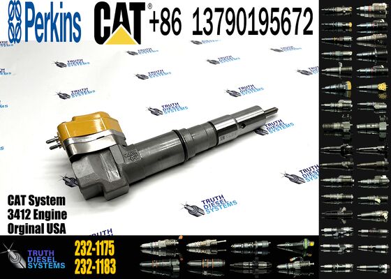 Diesel Fuel Injector 232-1171 232-1175 174-7526 for 3412E Diesel Engine Spare Parts