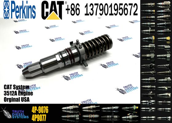 Construction Machinery Parts Fuel Injector 0R2921 OR-2921 4P9076 4P-9076 Fits for 3512 3508 3516 Diesel Engine