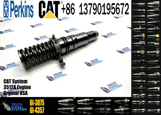 Genuine 10R-3053 2W5201 4P-9075 4P-9076 Injector Fuel 4P-9077 6I-3075 6I-4355 6i-4357 7C-0345 Fuel Injector for Ccaterpillar