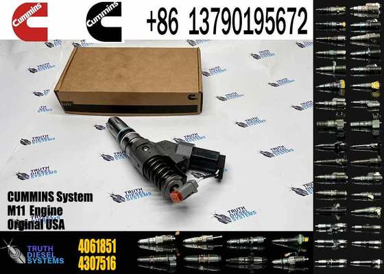 CUMMINS Excavator Engine Parts QSM11 ISM11 M11 Engine Fuel Injector 4902921 3411754 4903319 4061851