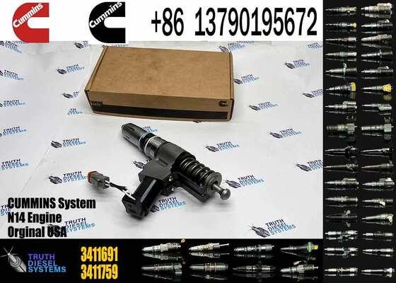 CUMMINS High Quality Fuel Injector 3411691 3411767 3083662 Compatible with Cummins N14 ISM11 QSM11 M11 Diesel Engine Parts