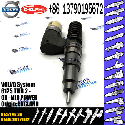 Fuel Injector RE517659 Common Rail Injector RE517659 RE566205 for 6125 TIER 2 -OH - MID POWER