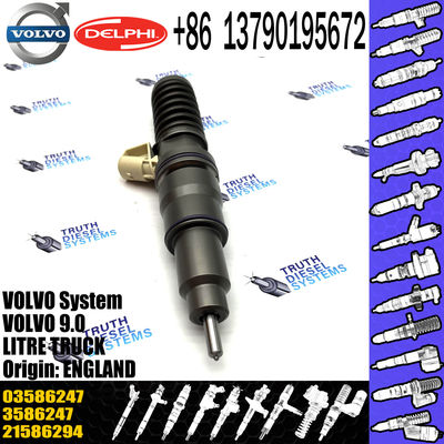 original Diesel Fuel Injector 21586294 BEBE4C15001 BEBE4C10001 03586247 3586247 E1 for VOL 9.0 LITRE TRUCK