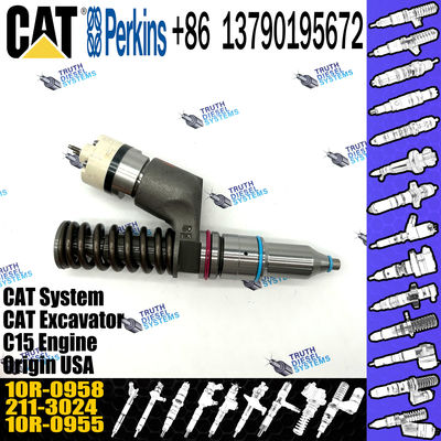 Diesel Fuel Common Rail Injector 211-3024 10R-0958 10R-8502 For CAT C15 C18 Diesel Engine