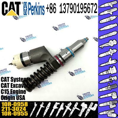 Diesel Fuel Common Rail Injector 211-3024 10R-0958 10R-8502 For CAT C15 C18 Diesel Engine