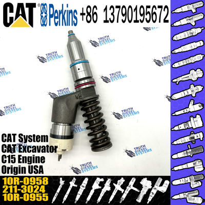 Diesel Fuel Common Rail Injector 211-3024 10R-0958 10R-8502 For CAT C15 C18 Diesel Engine