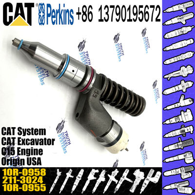 Diesel Fuel Common Rail Injector 211-3024 10R-0958 10R-8502 For CAT C15 C18 Diesel Engine