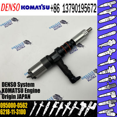 Injector 9709500-056 095000-0561 095000-0562 for KOMATSU pc400-7 WA500-6 6218-11-3101 6218-11-3100