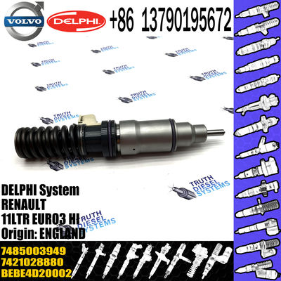 Diesel Fuel Injector 20555521 7421028880 7421644598 7485003042 7485003949 for VOL  11LTR EURO3 HI