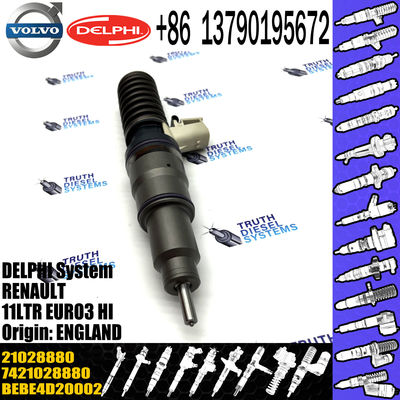 New Diesel Engine Fuel injector 20555521 5001867218 7420555521 21028880 for VOL BEBE4D MD11