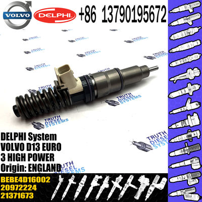 Engine 4 pins Diesel Fuel Injector 20584346 85000498 BEBE4D08002 BEBE4D16002 For VOL Truck D13