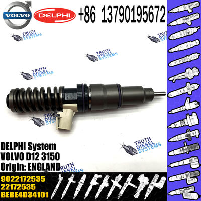 22172535 Diesel Fuel Injector For 9.5 MM BORE L209PBC E3.18 / VOL TRUCK D12 3150, 22172535 BEBE4D34101 9022172535