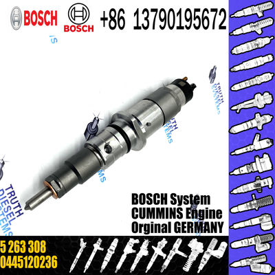 Common rail fuel injector 0445120236 0445120125 0445120029 5263308 4940170 4939061 3973060 3965721for QSL9 QSC8.3