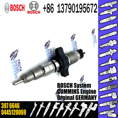 Common rail injector diesel pump nozzle 4930440 5254684 3976646 0445 120 069 0445120069 for diesel fuel engine parts