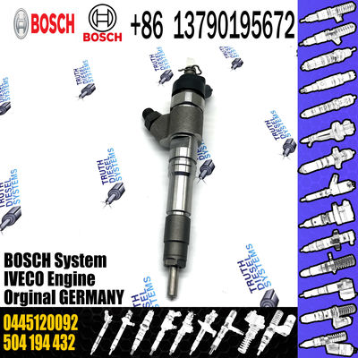 High Quality New Diesel Fuel Injector 504194432 0445120092 For IVECO/NEW HOLLAND/FIAT/CASE IH