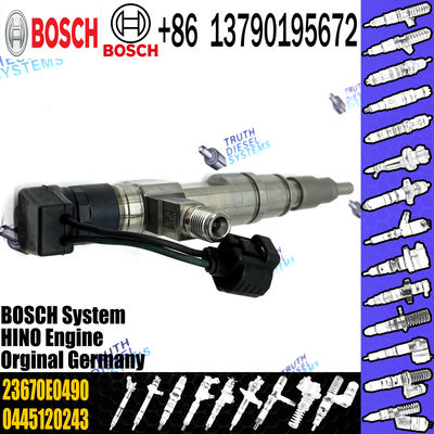 Diesel Engine Common Rail Injector 0445120243 23670-E0490 23670E0490
