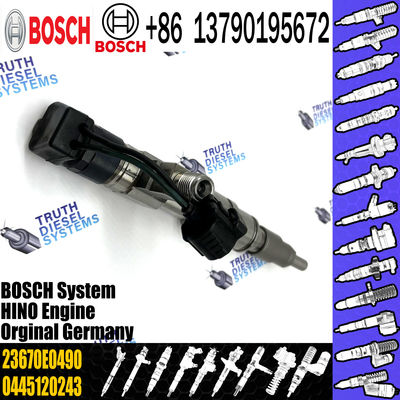 Diesel Engine Common Rail Injector 0445120243 23670-E0490 23670E0490