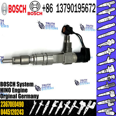 Diesel Engine Common Rail Injector 0445120243 23670-E0490 23670E0490