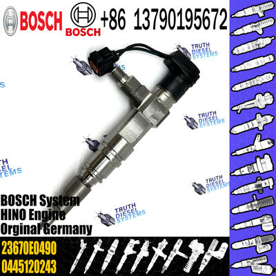 Diesel Engine Common Rail Injector 0445120243 23670-E0490 23670E0490
