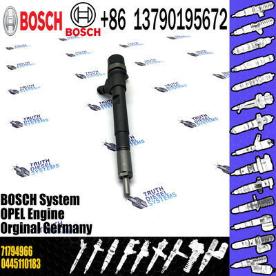 diesel fuel injector 0445110183 OE 55197875 55197124 71794966 for engine model Z13DTJ Z13DTH