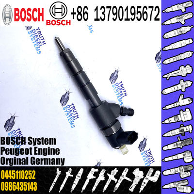 Diesel Engine Fuel Injector Assembly 0445110244 0445110251 0445110252