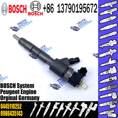 Diesel Engine Fuel Injector Assembly 0445110244 0445110251 0445110252