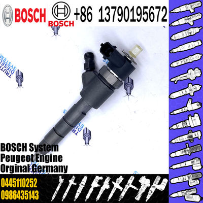 Diesel Engine Fuel Injector Assembly 0445110244 0445110251 0445110252