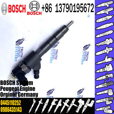 Diesel Engine Fuel Injector Assembly 0445110244 0445110251 0445110252