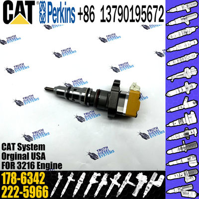CAT Excavator Parts Diesel Fuel Injector 178-6342 10R-1257 For Caterpillar Engine 3216