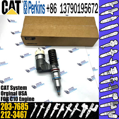 C10 Fuel Injector Assembly 203-7685 212-3467 212-3468 350-7555 317-5278 161-1785 10R-0967 10R-1259 10R-1258