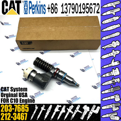 C10 Fuel Injector Assembly 203-7685 212-3467 212-3468 350-7555 317-5278 161-1785 10R-0967 10R-1259 10R-1258